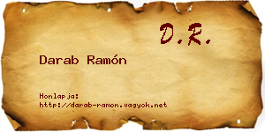 Darab Ramón névjegykártya